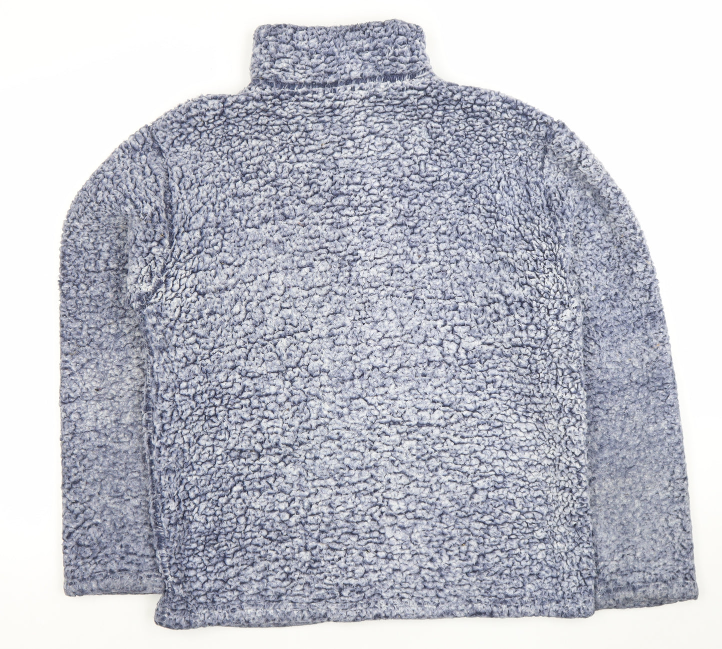 Nutmeg Women's Blue Fleece Zip Jacket Medium Regular Fit
