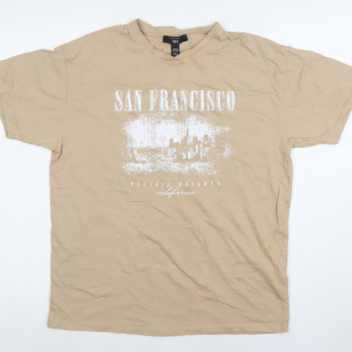 New Look Boys Beige San Francisco Graphic T-Shirt Age 12-13 Years
