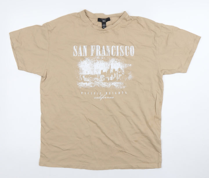 New Look Boys Beige San Francisco Graphic T-Shirt Age 12-13 Years