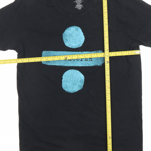 Primark Ed Sheeran Men's Black Large Cotton Band Graphic T-Shirt