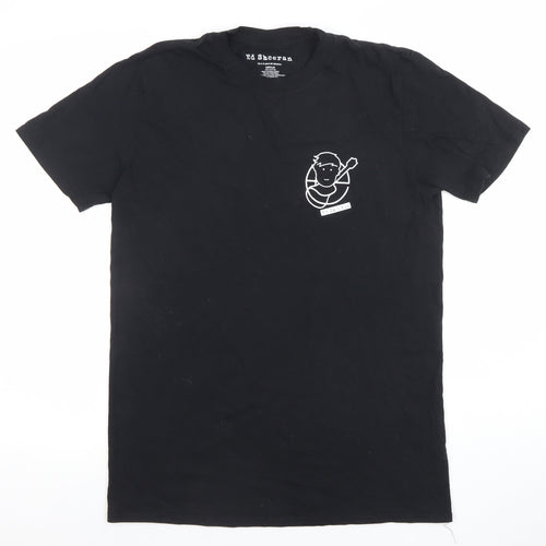 Ed Sheeran Men's Black Medium Graphic Band T-Shirt 2018 Cotton Crew Neck