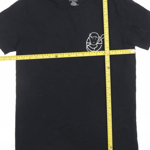 Ed Sheeran Men's Black Medium Graphic Band T-Shirt 2018 Cotton Crew Neck