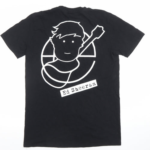 Ed Sheeran Men's Black Medium Graphic Band T-Shirt 2018 Cotton Crew Neck