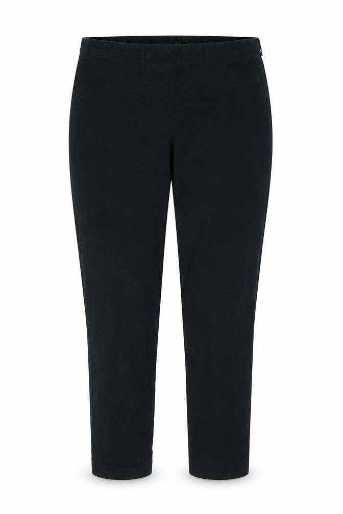 Dunnes Women’s Black Cotton Stretch Slim Trousers Size 10
