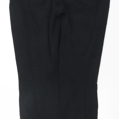 Dunnes Women’s Black Cotton Stretch Slim Trousers Size 10