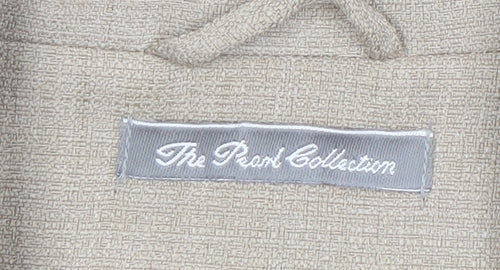 The Pearl Collection Women’s Beige Size 16 Single-Breasted Jacket