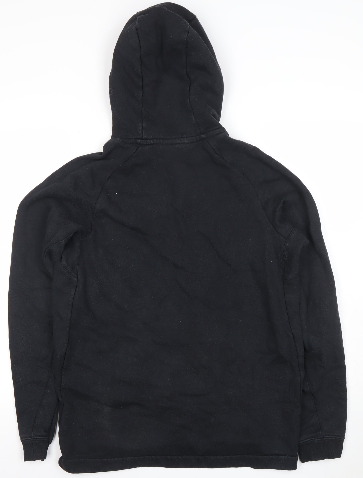 Nike Men's Black Pullover Hoodie Medium Fleece Logo Sweatshirt