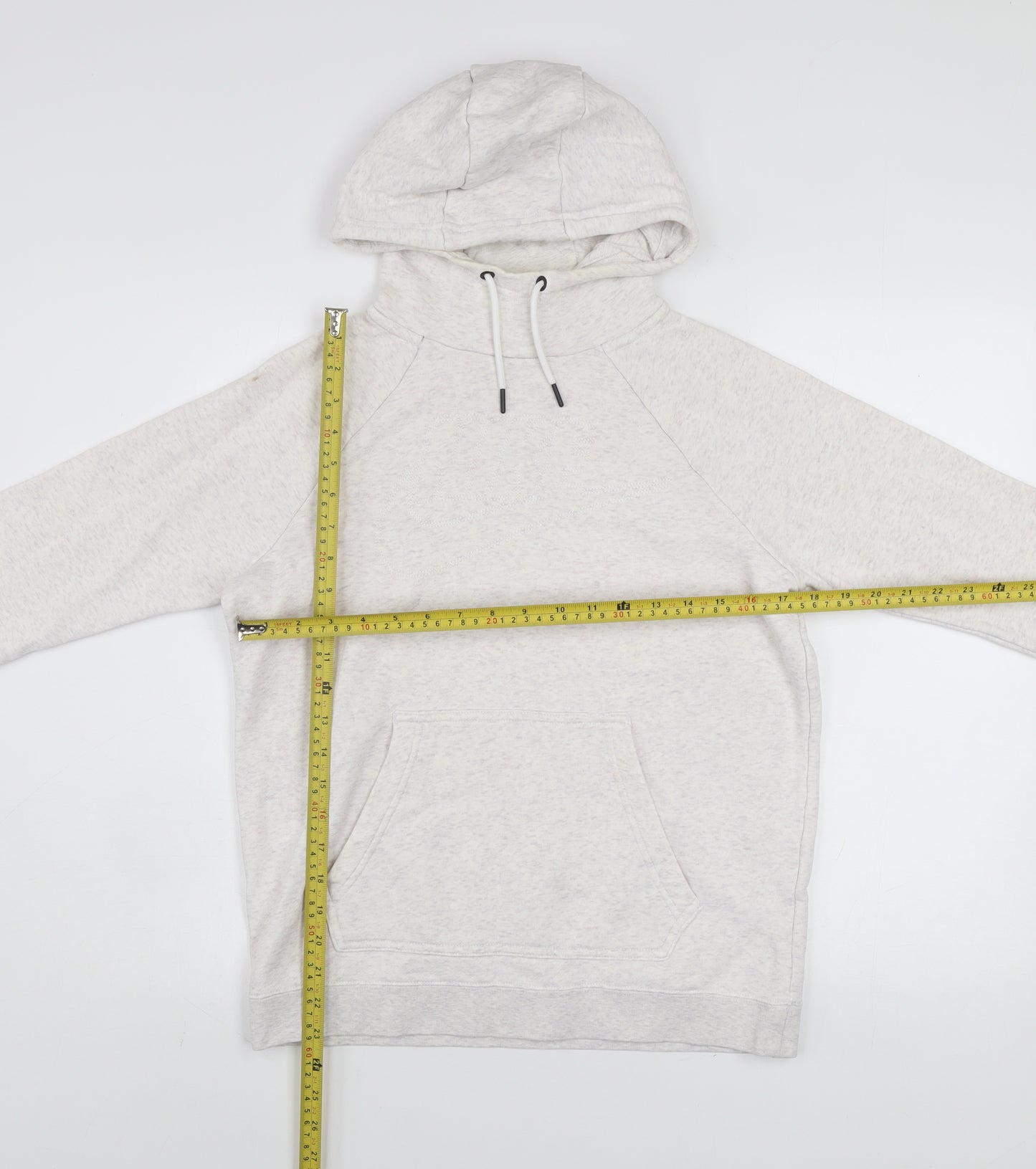 Nike Men's Grey Pullover Hoodie Small Regular Fit Fleece