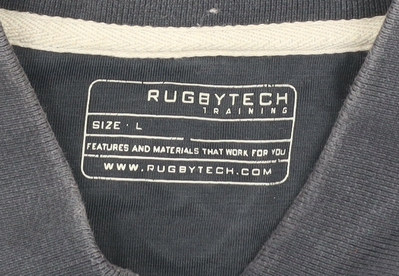 Rugbytech Men's Blue Polo Shirt L Sports Team Karmann Volkswagen