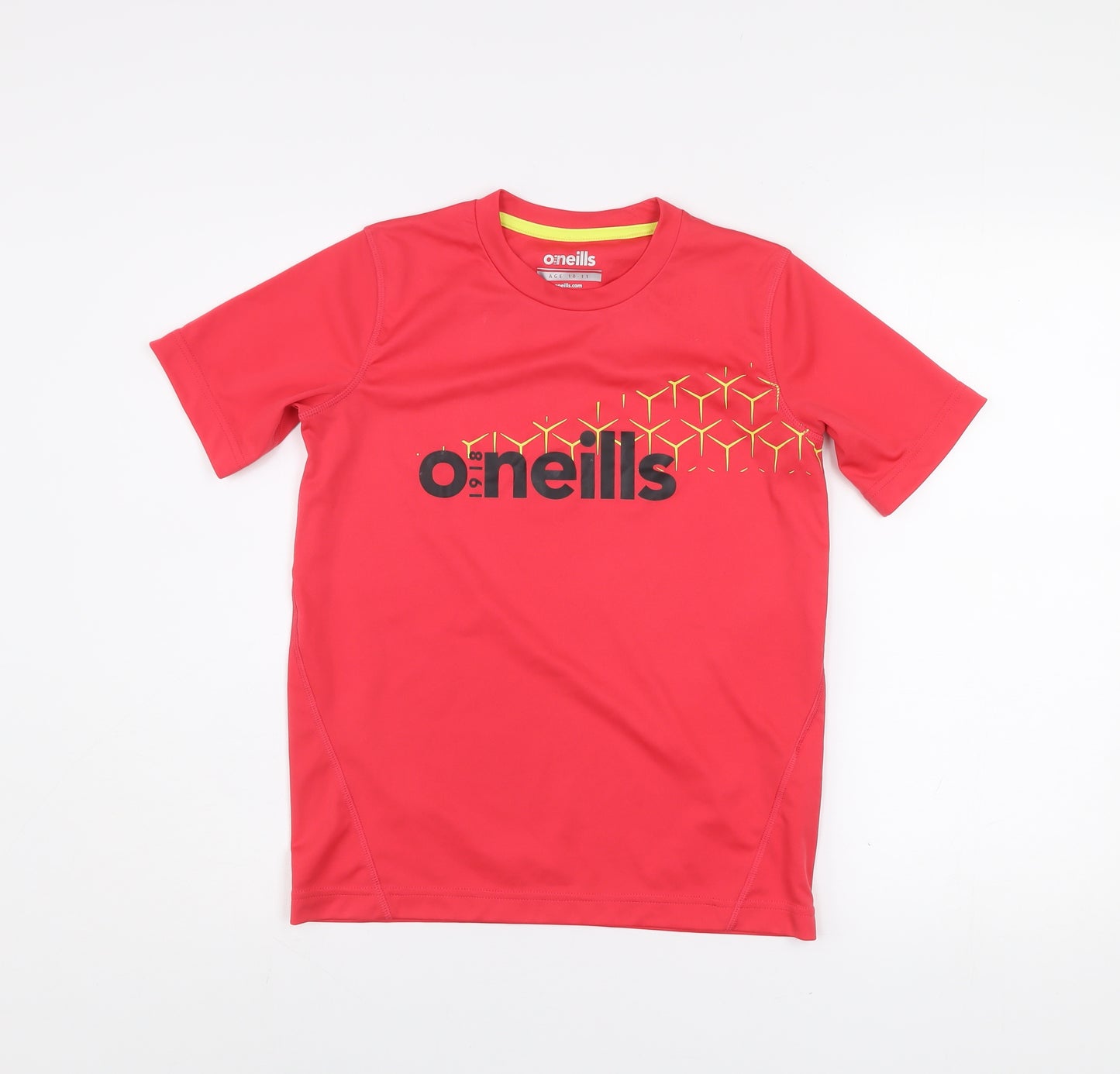 O'Neills Boys Red Short Sleeve Sports T-Shirt 10-11 Years Lightweight Activewear