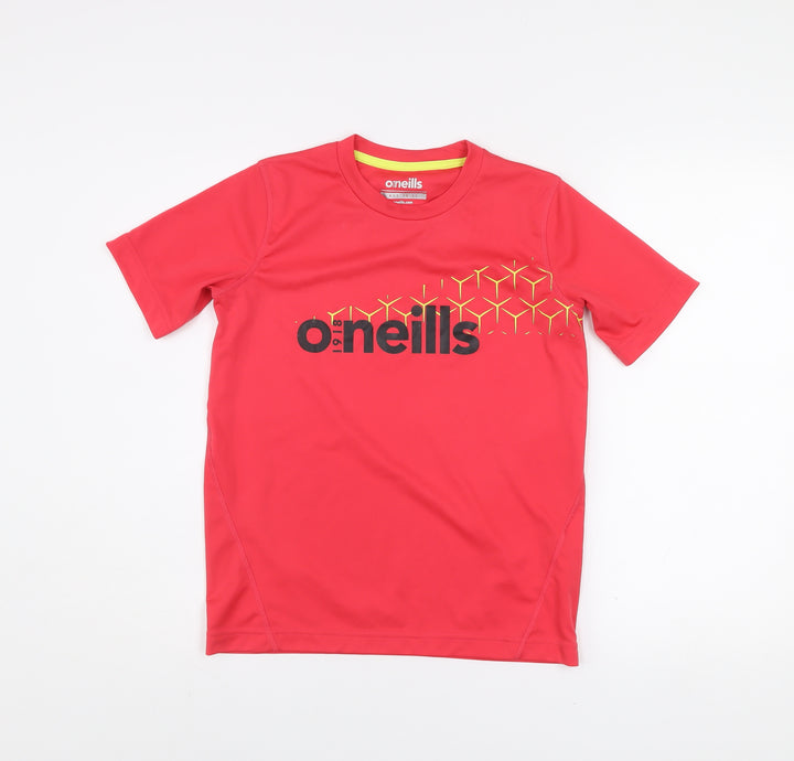 O'Neills Boys Red Short Sleeve Sports T-Shirt 10-11 Years Lightweight Activewear