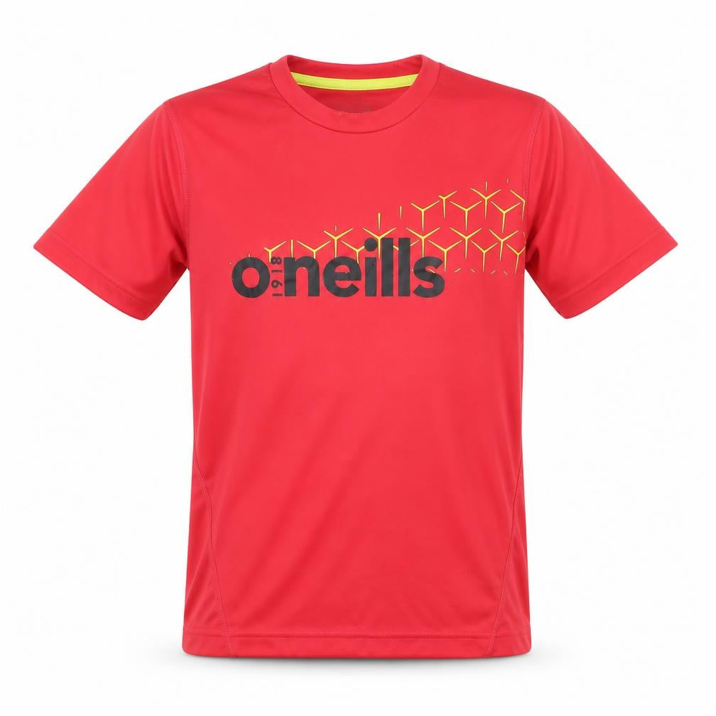 O'Neills Boys Red Short Sleeve Sports T-Shirt 10-11 Years Lightweight Activewear