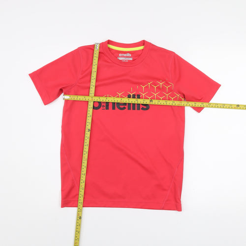 O'Neills Boys Red Short Sleeve Sports T-Shirt 10-11 Years Lightweight Activewear
