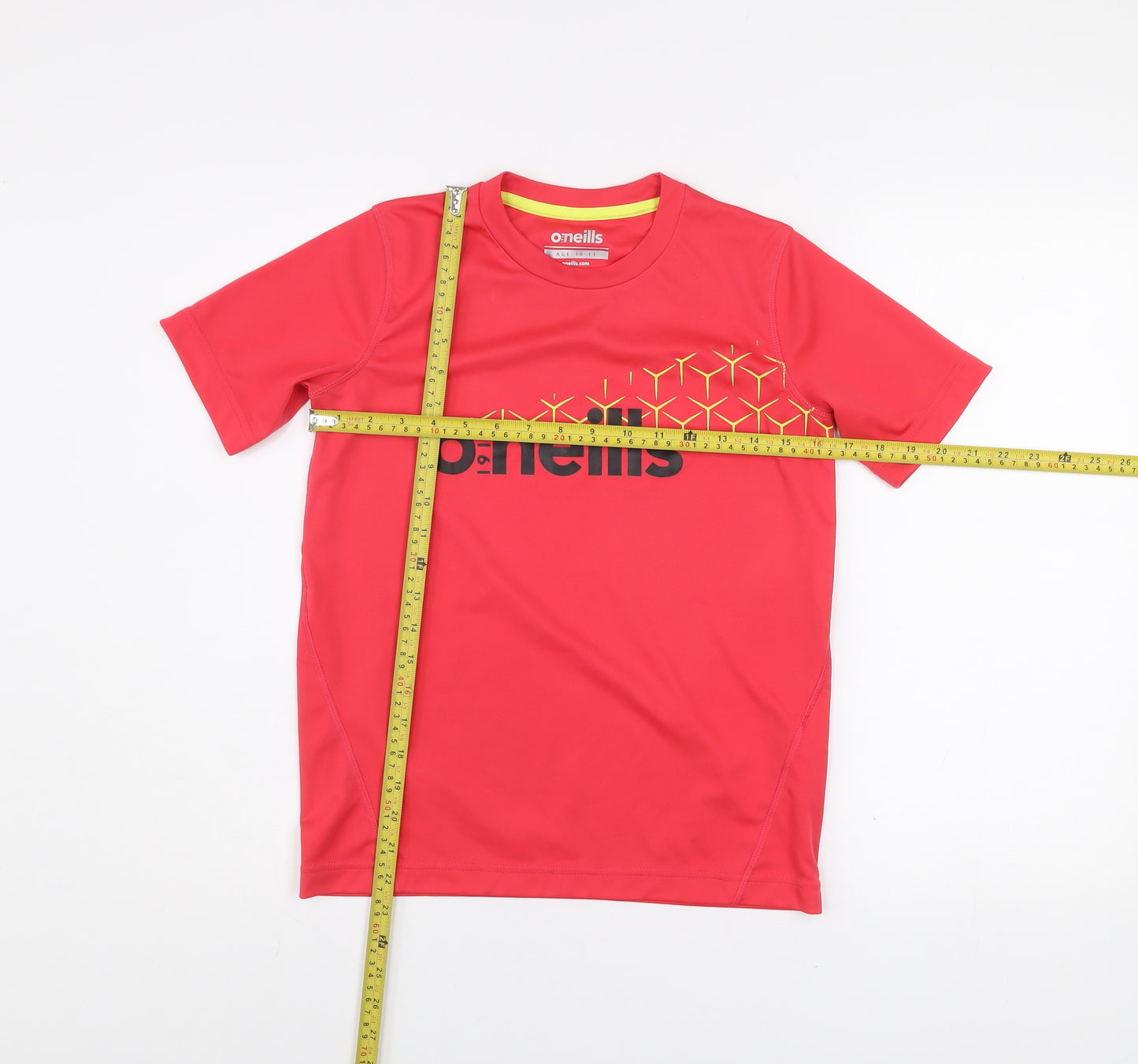 O'Neills Boys Red Short Sleeve Sports T-Shirt 10-11 Years Lightweight Activewear