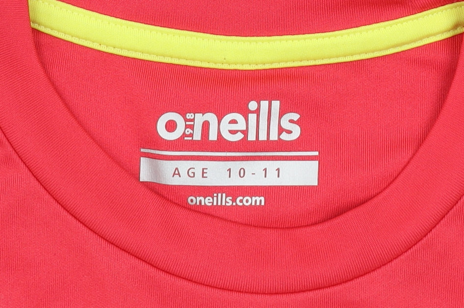 O'Neills Boys Red Short Sleeve Sports T-Shirt 10-11 Years Lightweight Activewear