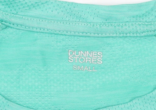 Dunnes Stores Men's Green Short Sleeve Active T-Shirt Size S