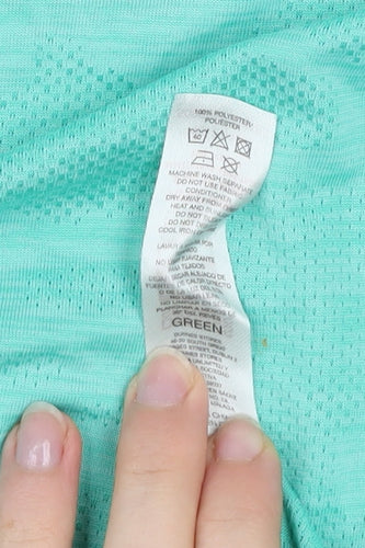 Dunnes Stores Men's Green Short Sleeve Active T-Shirt Size S