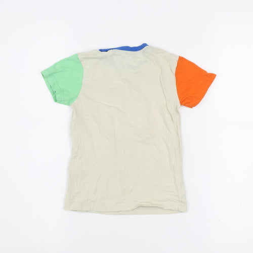 Next Boys Multicoloured Lion Graphic T-Shirt 3-4 Years Cotton Summer Top