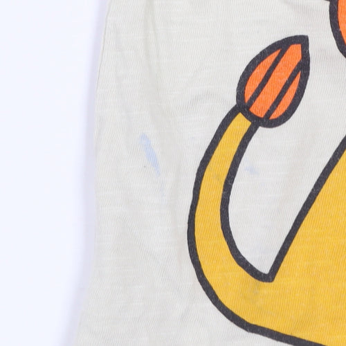 Next Boys Multicoloured Lion Graphic T-Shirt 3-4 Years Cotton Summer Top
