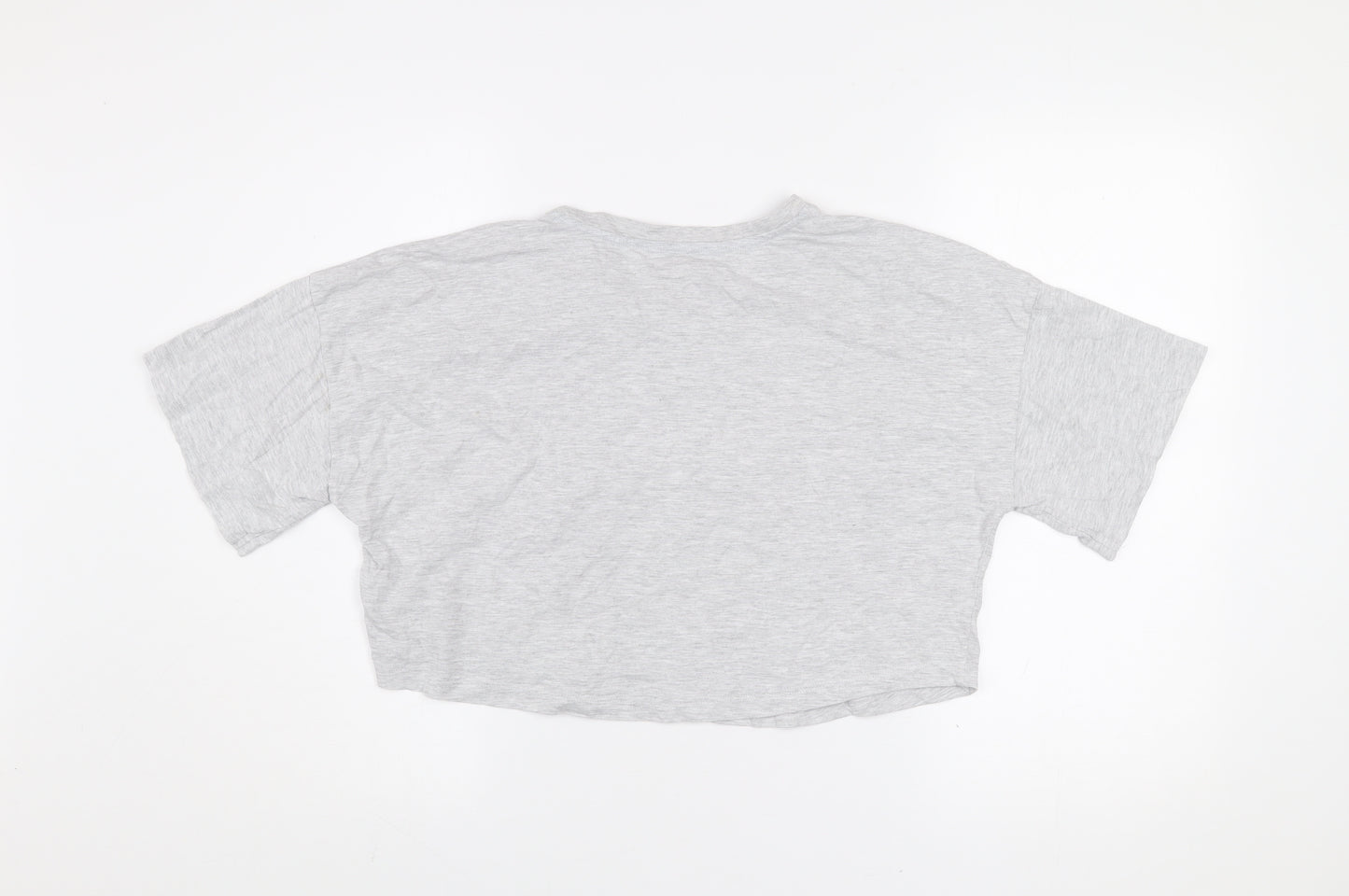 Friends Women's Grey Cropped T-Shirt XS Relaxed Fit Phoebe Design