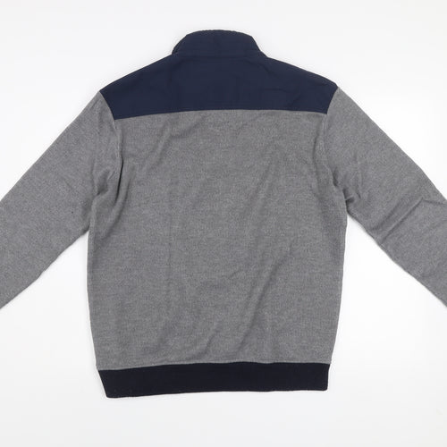 Decathlon Men’s Grey XL Henley Sweatshirt Outdoor Pullover