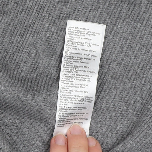 Decathlon Men’s Grey XL Henley Sweatshirt Outdoor Pullover
