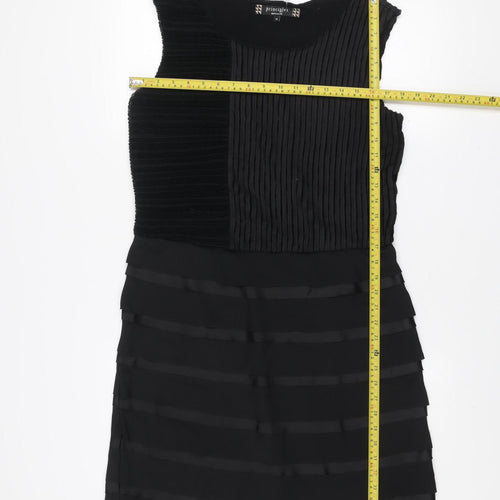 Principles by Ben de Lisi Womens Black Sleeveless Sheath Dress Size 14
