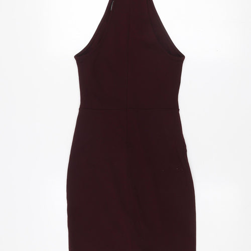 Forever 21 Women Brown Sleeveless Bodycon Short Dress M