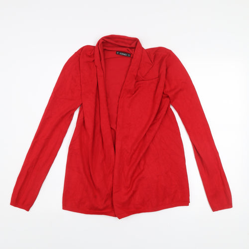 Dunnes Women’s Red XS Open Front Long Sleeve Cardigan