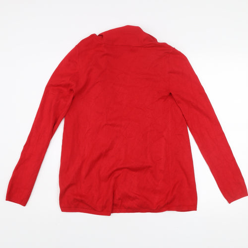 Dunnes Women’s Red XS Open Front Long Sleeve Cardigan