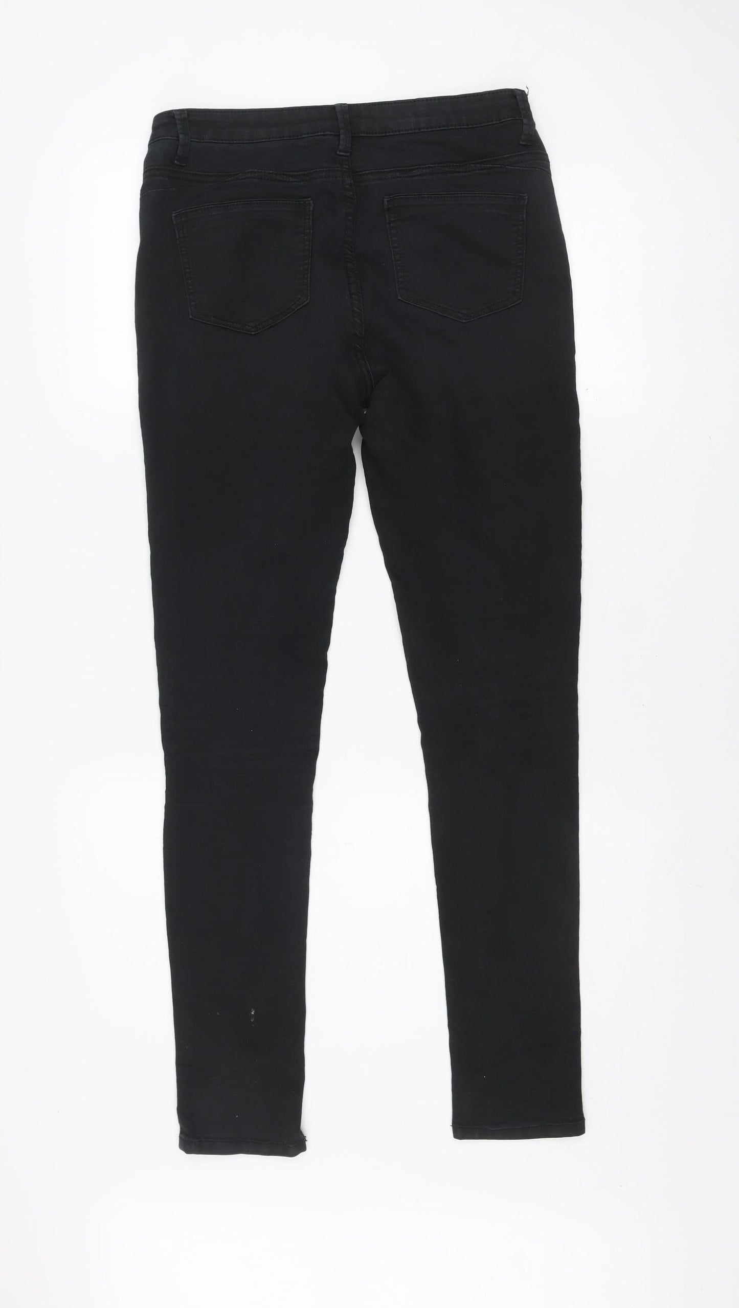 Denim Co. Women's Black Skinny Jeans Size 12 Slim Fit