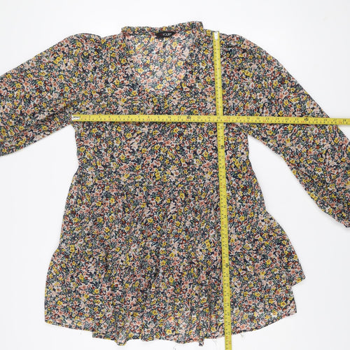 Yours Women's Multicoloured Floral Smock Dress Size 16