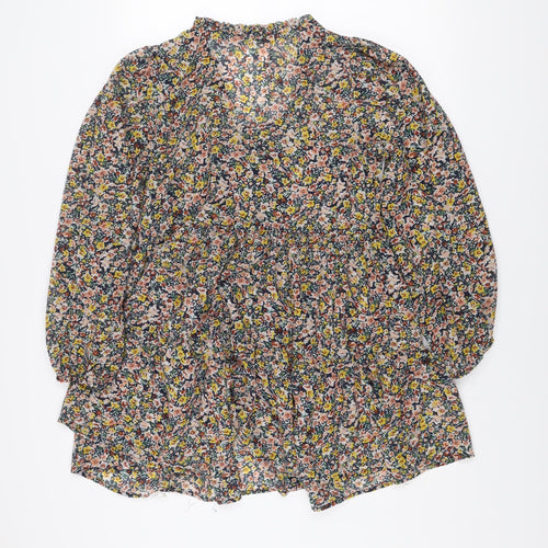 Yours Women's Multicoloured Floral Smock Dress Size 16