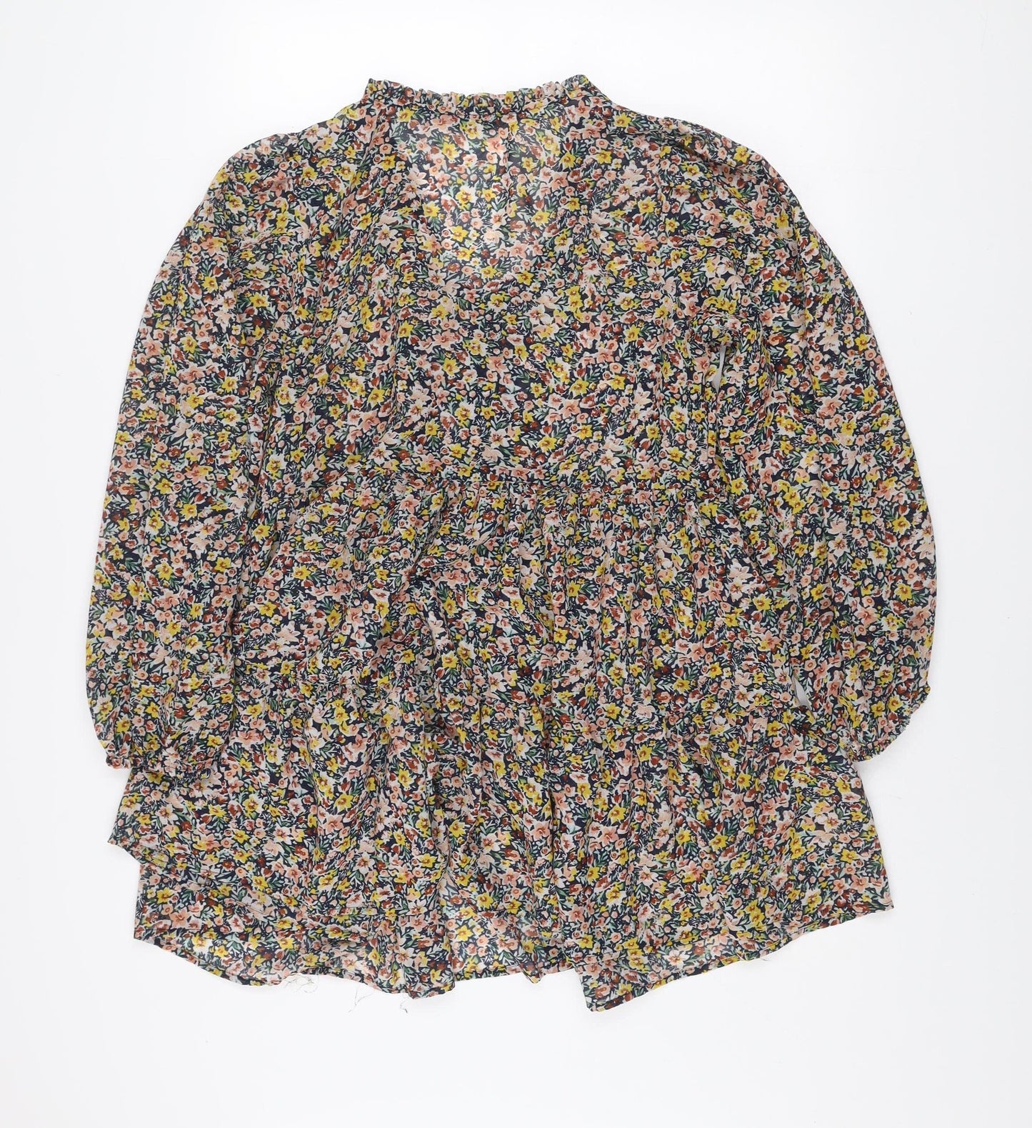 Yours Women's Multicoloured Floral Smock Dress Size 16