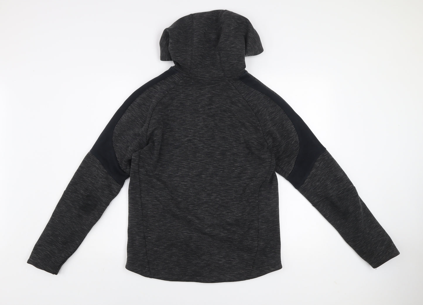 Puma Womens Grey Small Hooded Full Zip Activewear Track Jacket