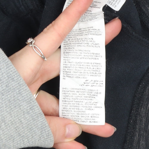 Puma Womens Grey Small Hooded Full Zip Activewear Track Jacket