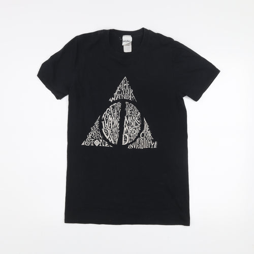 Harry Potter Black Men's Small Graphic Movie T-Shirt