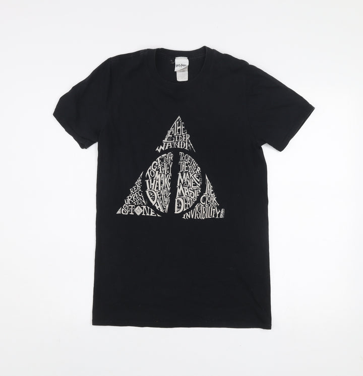 Harry Potter Black Men's Small Graphic Movie T-Shirt