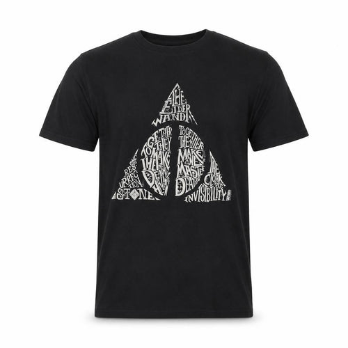 Harry Potter Black Men's Small Graphic Movie T-Shirt
