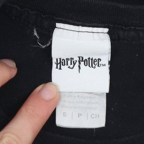 Harry Potter Black Men's Small Graphic Movie T-Shirt