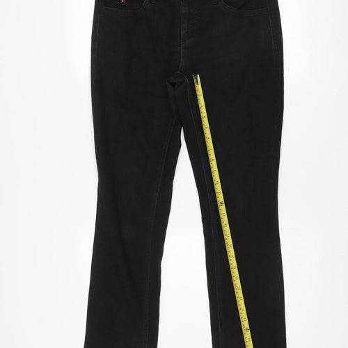 Tommy Hilfiger Women’s Black Skinny Jeans Size 6R Cotton Blend Denim