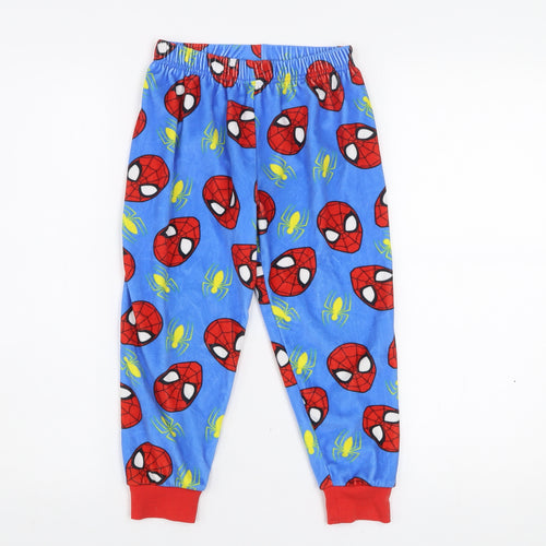 Dunnes Stores Boys Blue Spider-Man Fleece Pyjama Pants 5-6 Years