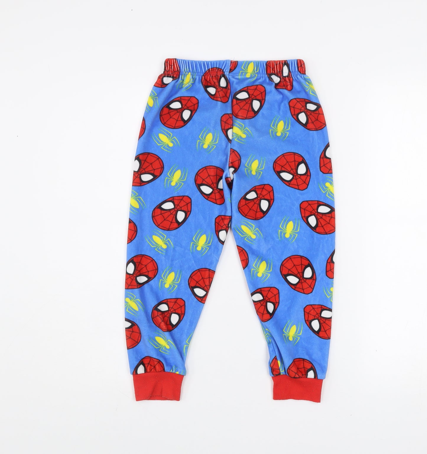 Dunnes Stores Boys Blue Spider-Man Fleece Pyjama Pants 5-6 Years