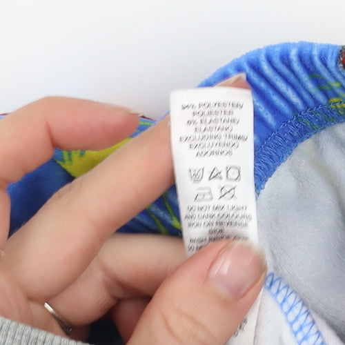 Dunnes Stores Boys Blue Spider-Man Fleece Pyjama Pants 5-6 Years