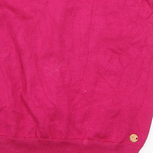 Rant & Rave Women's Pink Crew Neck Pullover Jumper Size 14