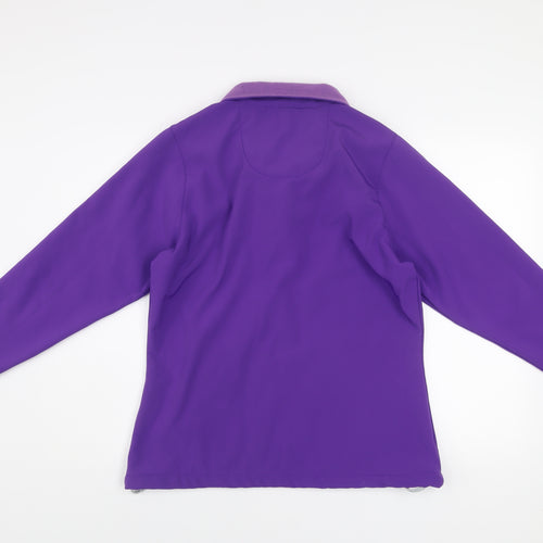 Regatta Womens Purple Softshell Jacket UK 14 Wind-Resistant Outdoor