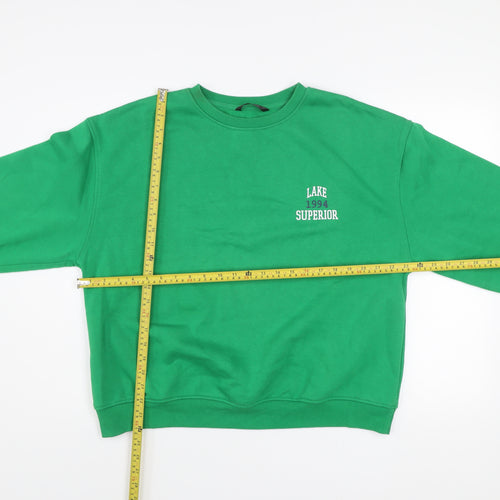 Dunnes Women’s Ivy Green Pullover Sweatshirt Size L