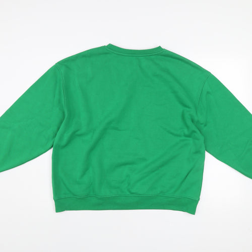 Dunnes Women’s Ivy Green Pullover Sweatshirt Size L