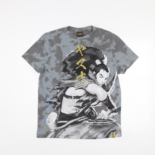 League of Legends Men’s Grey Yasuo Graphic T-Shirt Size M