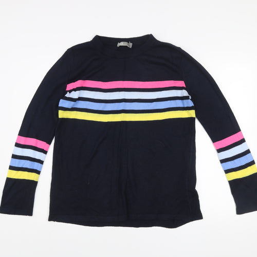 ASOS Women’s Multicoloured Striped Crew Neck Pullover Jumper XS